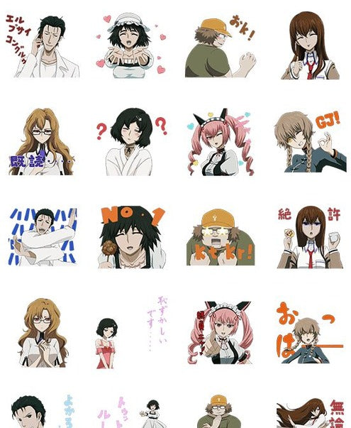 Long-awaited moving “Steins;Gate” LINE Stickers Spotted!