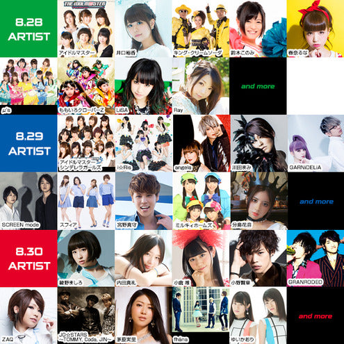 Animelo Summer Live 2015 Lineup Announced!