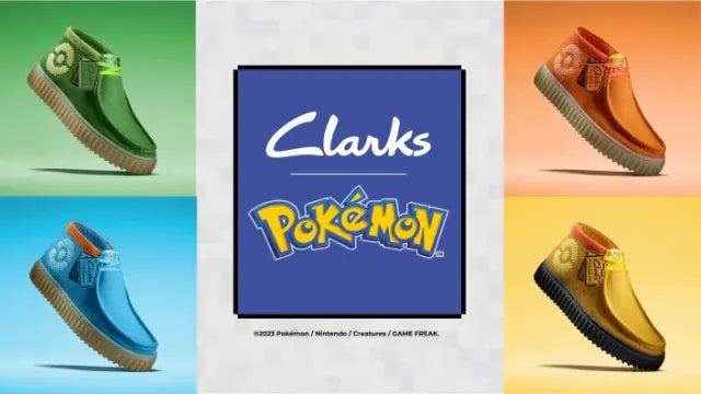 Clarks Unveils Exclusive Collaborative Pokémon Shoes!