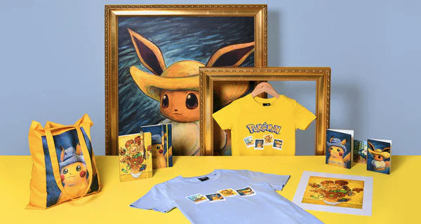 Pokémon Merchandise and Art Appear at Van Gogh Museum!