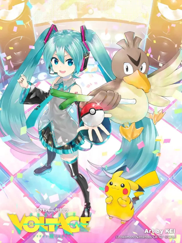 Hatsune Miku Teams Up with Pokemon in First Ever Collaboration!